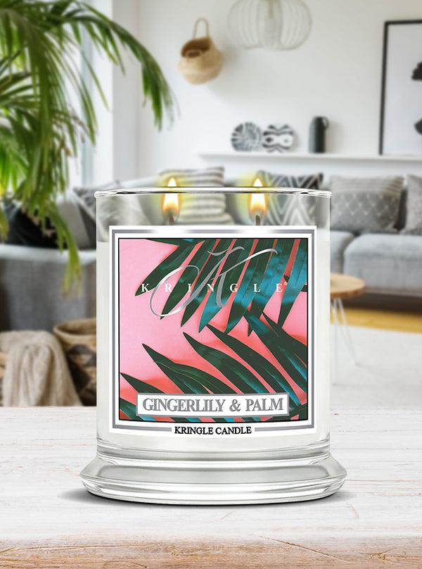Kringle Candle Gingerlily & Palm Medium 2-wick