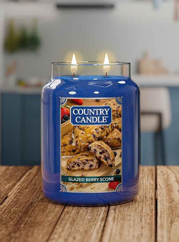 Kringle Candle Glazed Berry Scone Large 2-wick