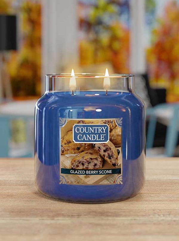 Kringle Candle Glazed Berry Scones Medium 2-wick