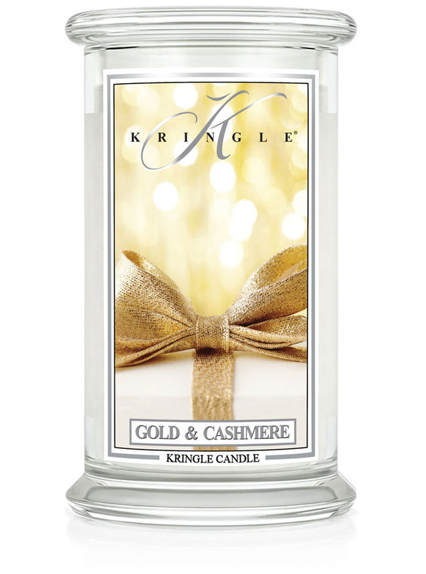 kringle candle Gold & Cashmere Large 2-wick