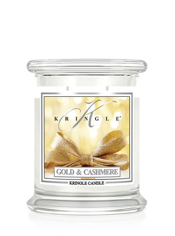 kringle candle Gold & Cashmere Medium 2-wick