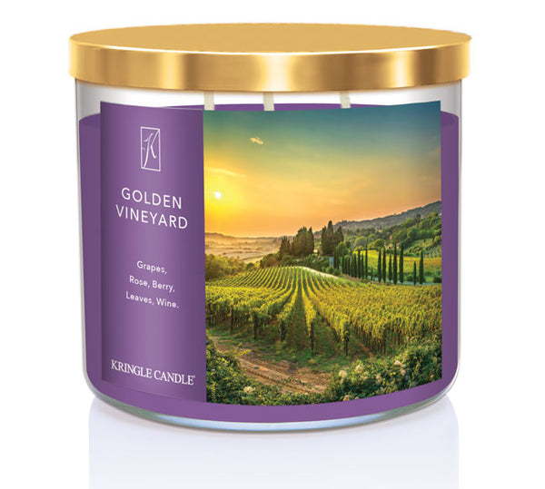 kringle candle Golden Vineyard 3-Wick Candle