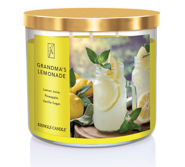 kringle candle Grandma's Lemonade 3-Wick Candle