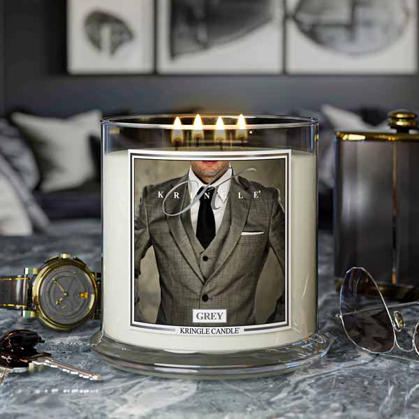 Kringle Candle Grey XL 4-wick