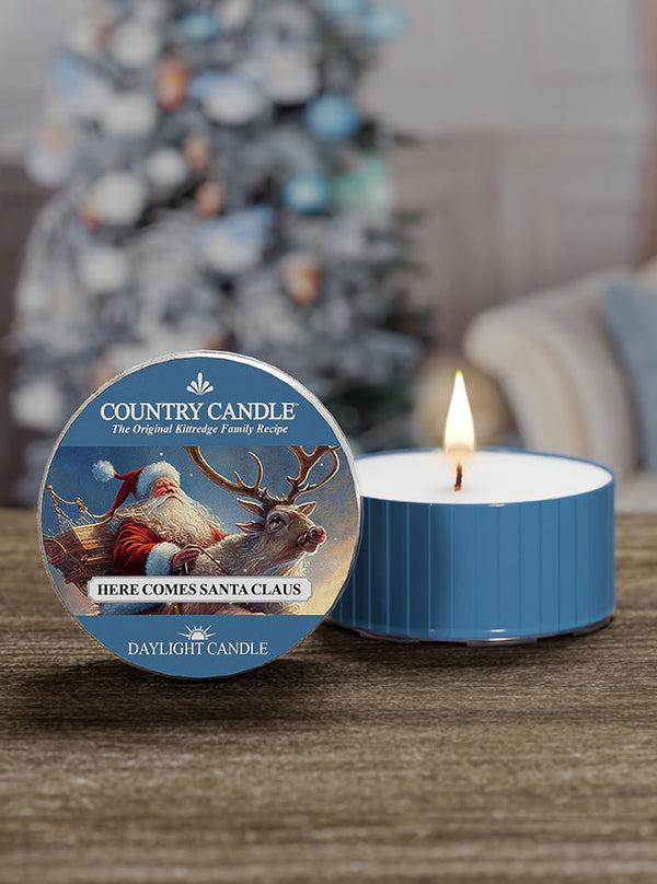 Kringle Candle Here Comes Santa Claus DayLight