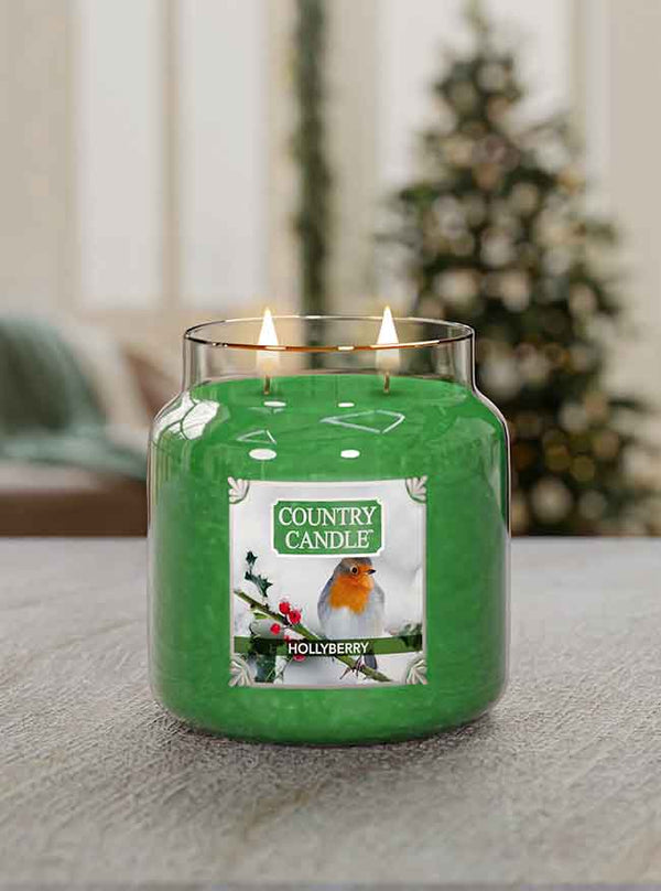 Kringle Candle Hollyberry Medium 2-wick