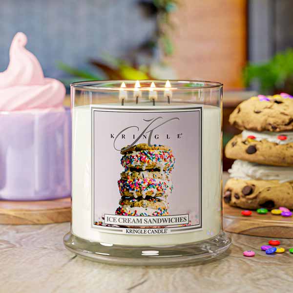 Kringle Candle Ice Cream Sandwiches XL 4-wick
