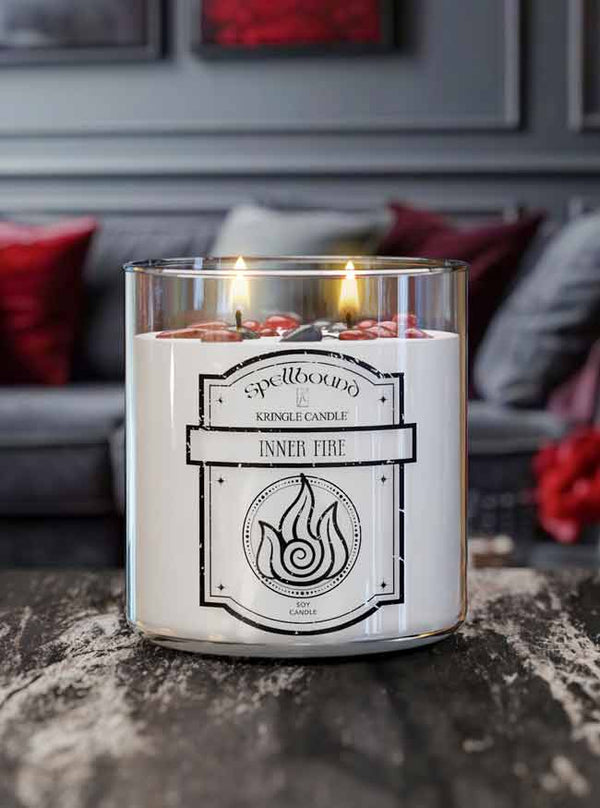 Kringle Candle Inner Fire 2-wick Candle