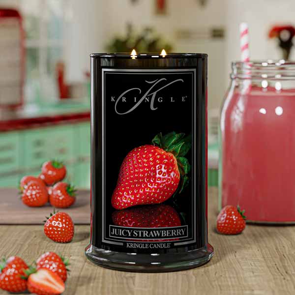 Kringle Candle Juicy Strawberry Large 2-wick