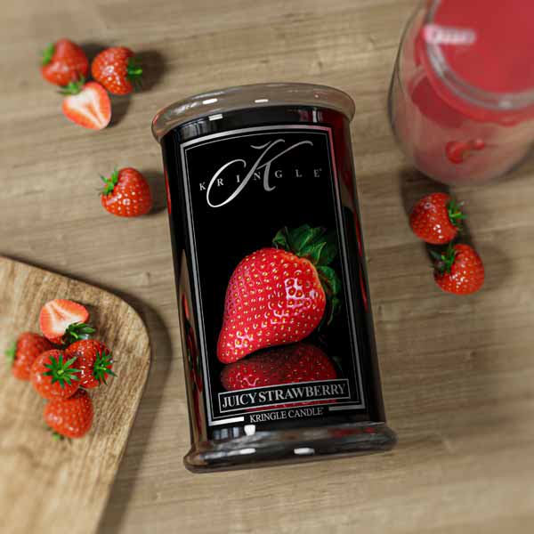 Kringle Candle Juicy Strawberry Large 2-wick