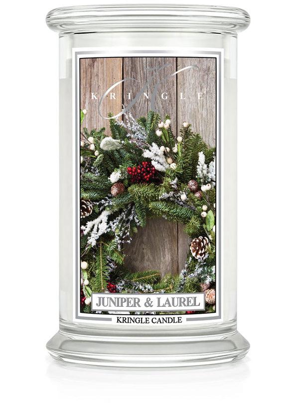 kringle candle Juniper & Laurel Large 2-wick