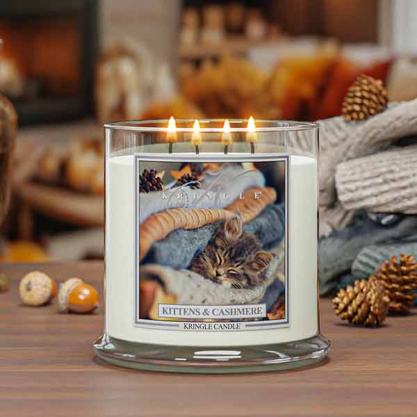 Kringle Candle Kittens & Cashmere XL 4-wick