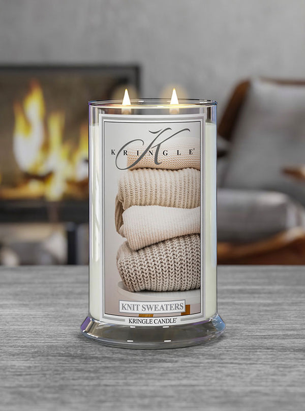 Kringle Candle Knit Sweaters Large 2-wick