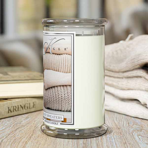 Kringle Candle Knit Sweaters Large 2-wick