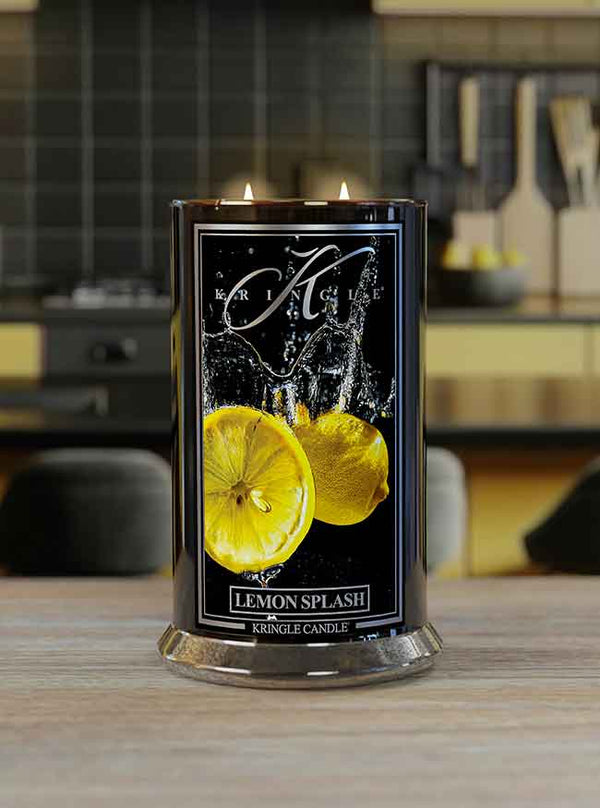 Kringle Candle Lemon Splash Large 2-wick