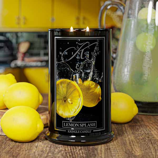 Kringle Candle Lemon Splash Large 2-wick