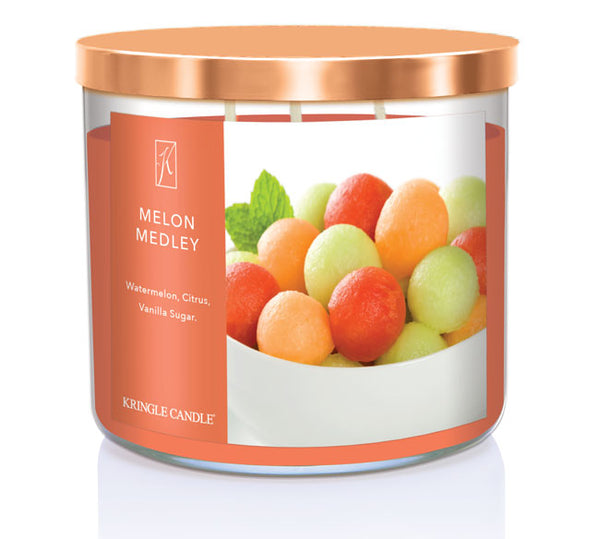 kringle candle Melon Medley 3-Wick Candle