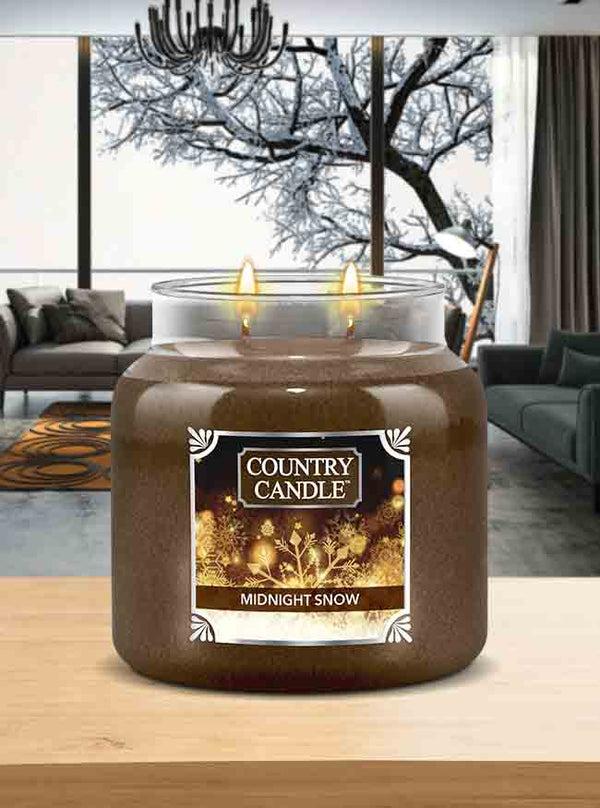 Kringle Candle Midnight Snow Medium 2-wick