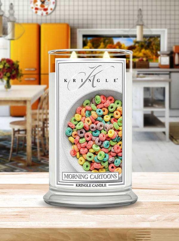 Kringle Candle Morning Cartoons Large 2-wick