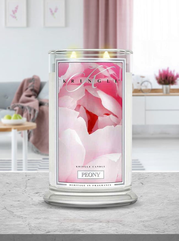 Kringle Candle Peony Large 2-wick