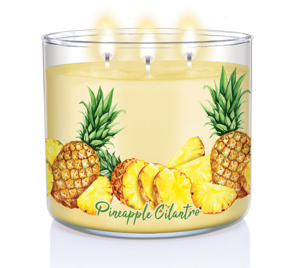 Kringle Candle Pineapple Cilantro 3-wick