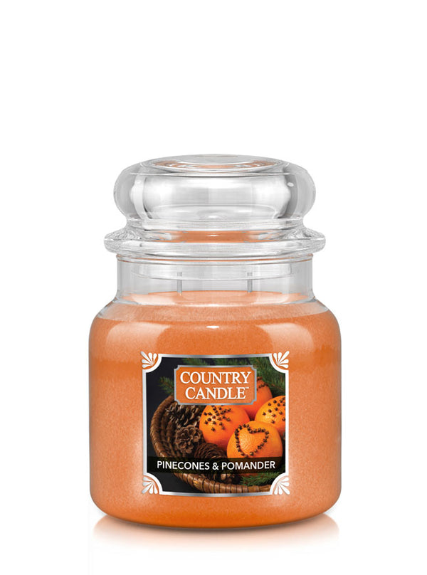 kringle candle Pinecones & Pomander Medium 2-wick