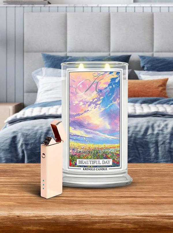 Kringle Candle Pocket Lighter - Rose Gold
