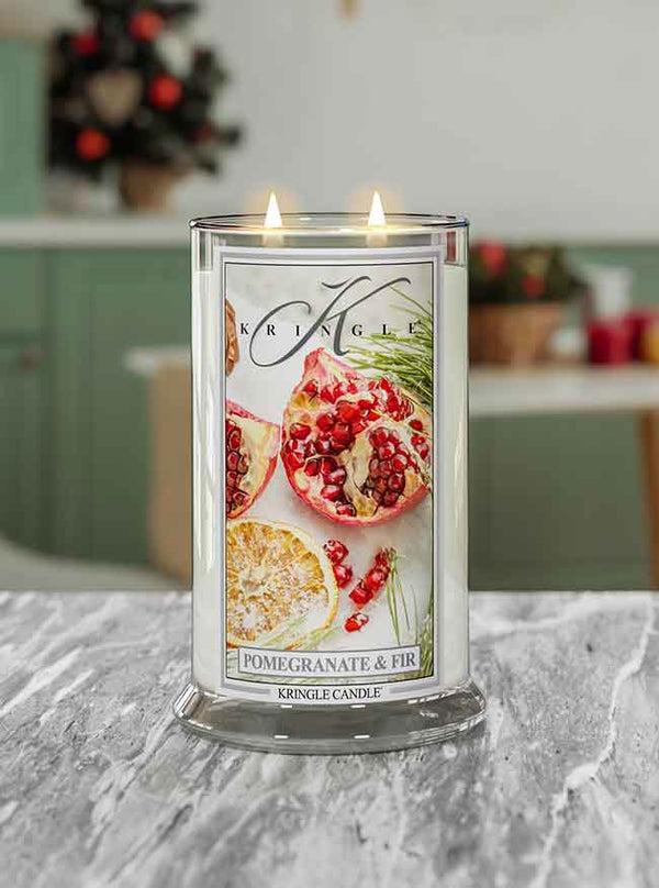 Kringle Candle Pomegranate & Fir Large 2-Wick