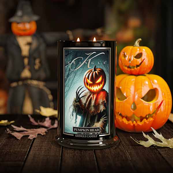 Kringle Candle Pumpkin Head Large 2-wick