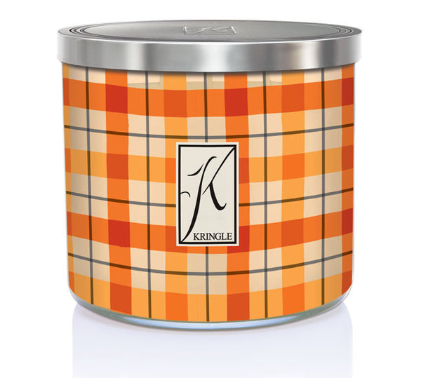 kringle candle Pumpkin Rum Toddy 3-wick candle
