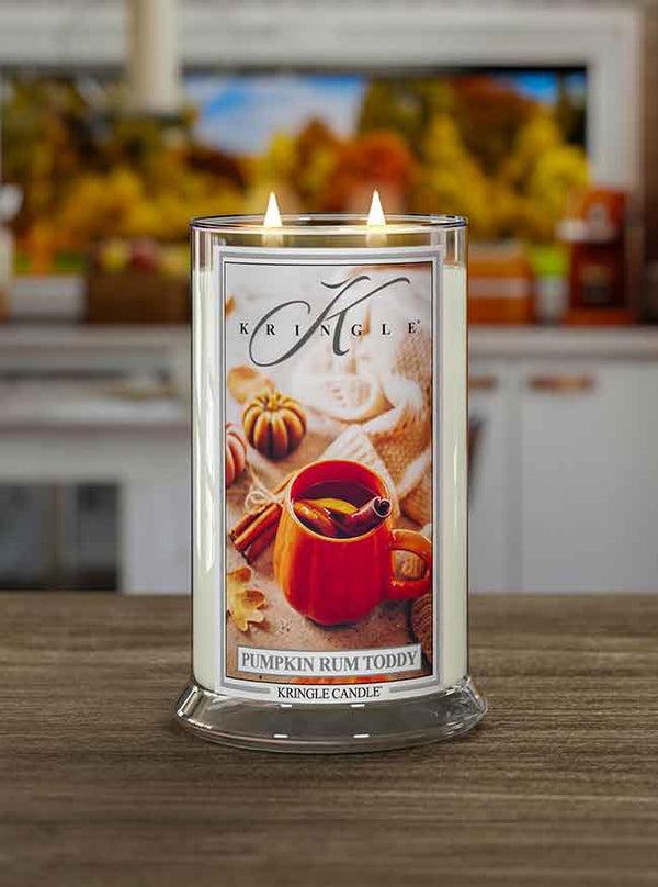 Kringle Candle Pumpkin Rum Toddy Large 2-wick