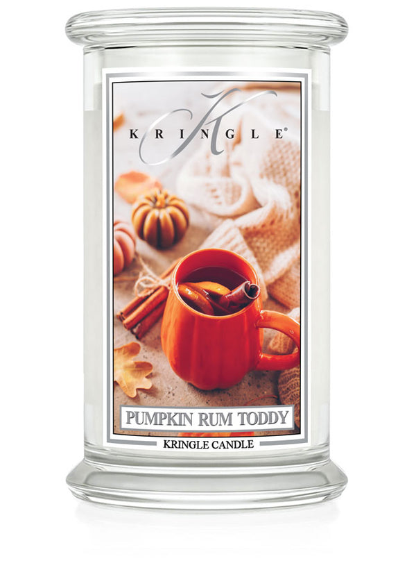 kringle candle Pumpkin Rum Toddy Large 2-wick