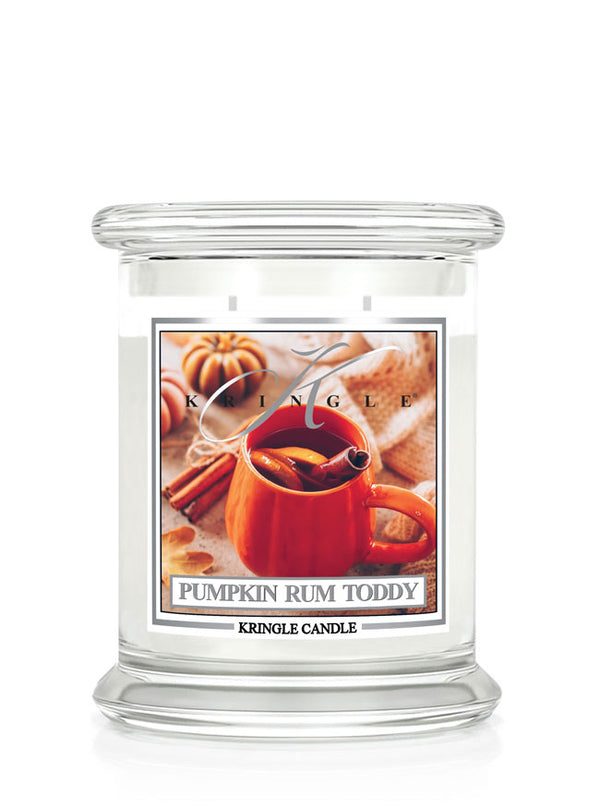 kringle candle Pumpkin Rum Toddy Medium 2-Wick