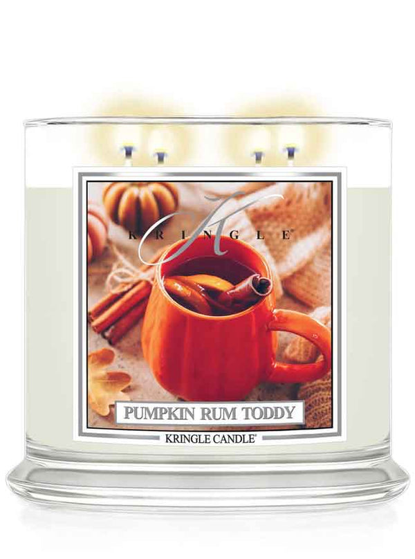 Kringle Candle Pumpkin Rum Toddy XL 4-Wick