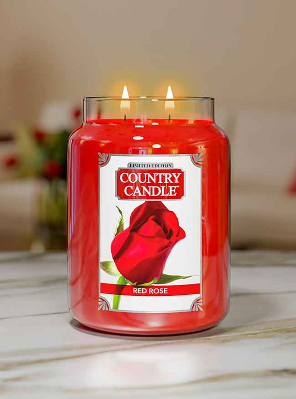 Kringle Candle Red Rose LE 2-wick