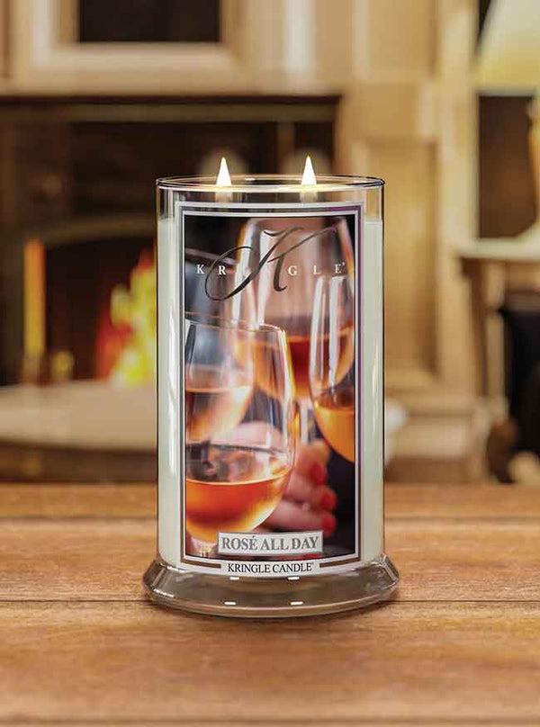 Kringle Candle Rosé All Day Large 2-wick