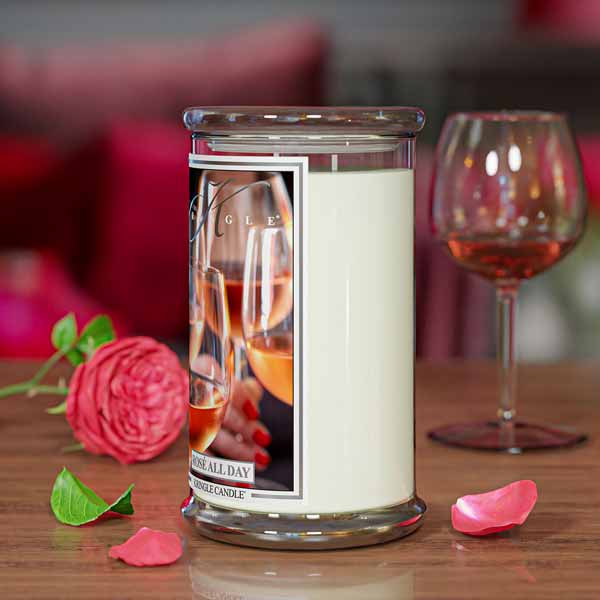 Kringle Candle Rosé All Day Large 2-wick