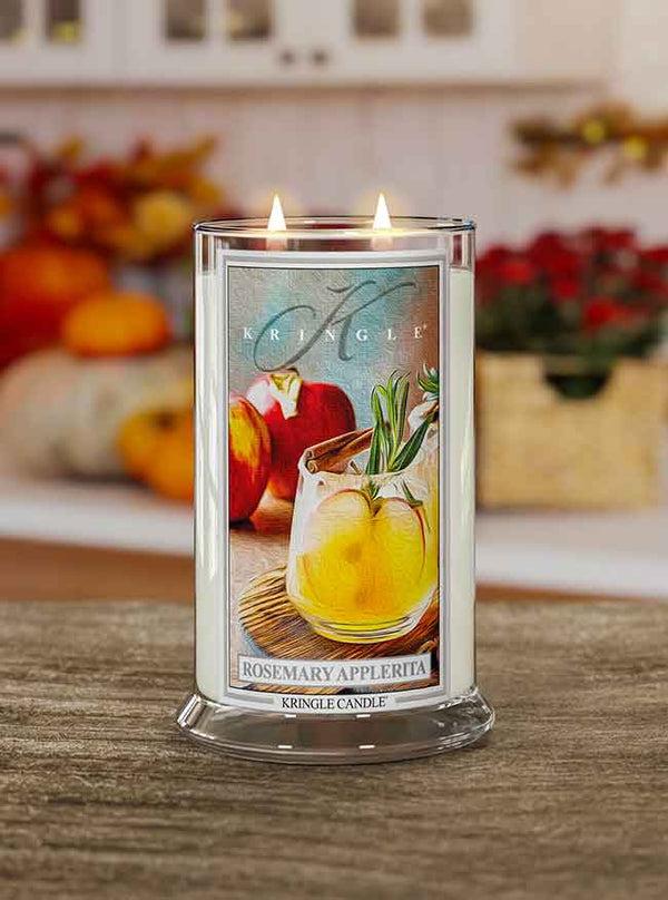 Kringle Candle Rosemary Applerita Large 2-wick