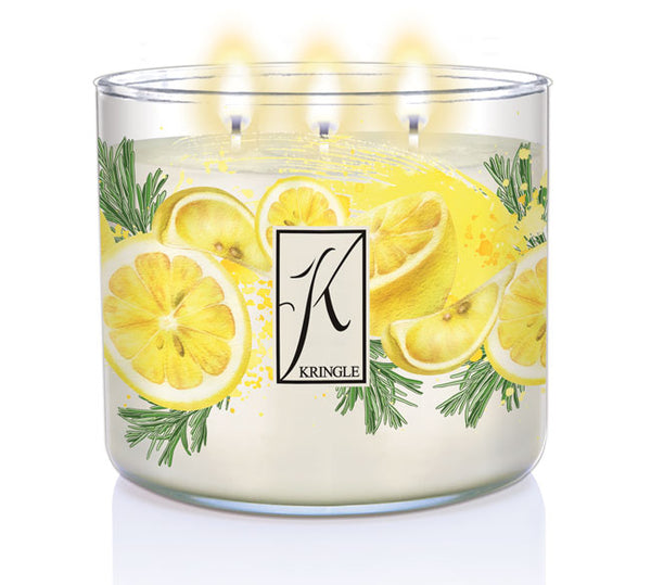 Kringle Candle Rosemary Lemon 3-wick