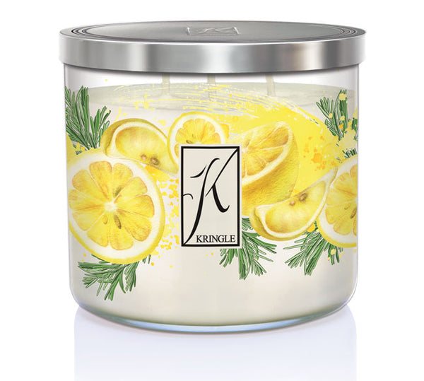 kringle candle Rosemary Lemon 3-wick
