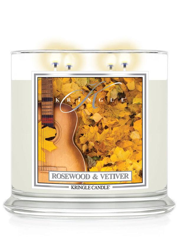 Kringle Candle Rosewood & Vetiver XL 4-Wick