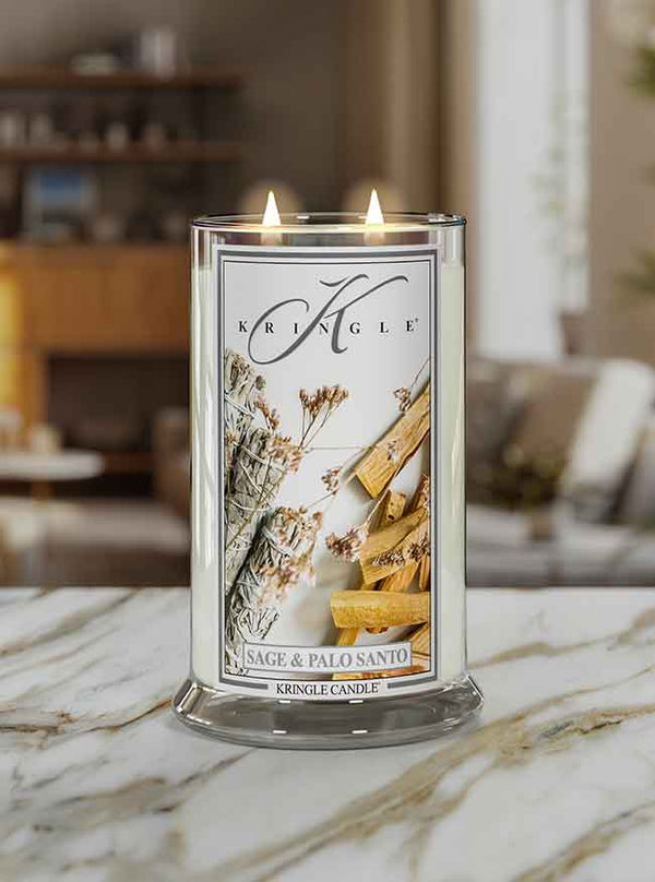 Kringle Candle Sage & Palo Santo Large 2-wick