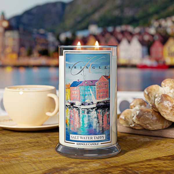 Kringle Candle Salt Water Taffy Large 2-wick
