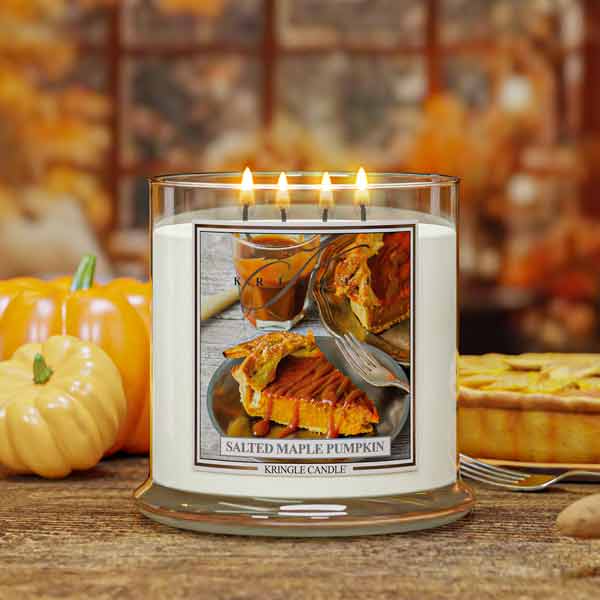 Kringle Candle Salted Maple Pumpkin XL 4-Wick