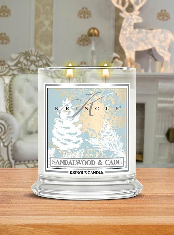 Kringle Candle Sandalwood & Cade Medium 2-wick