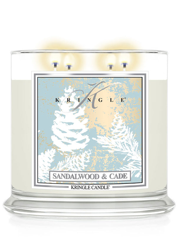 Kringle Candle Sandalwood & Cade XL 4-wick