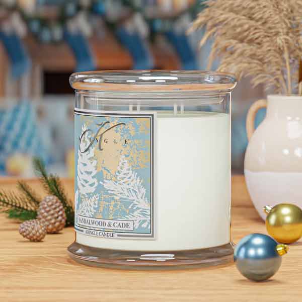 Kringle Candle Sandalwood & Cade XL 4-wick