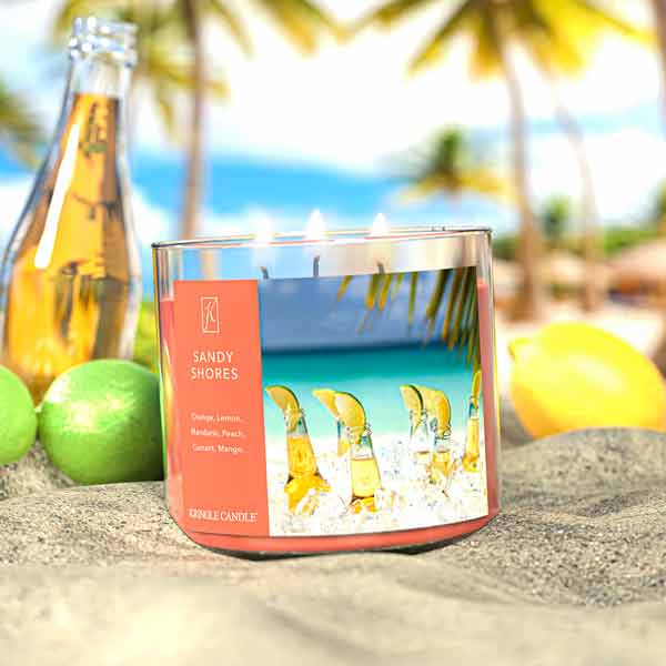 Kringle Candle Sandy Shores 3-Wick Candle