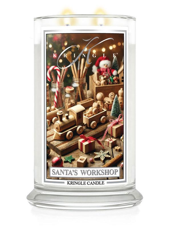Kringle Candle Santa’s Workshop Large 2-Wick