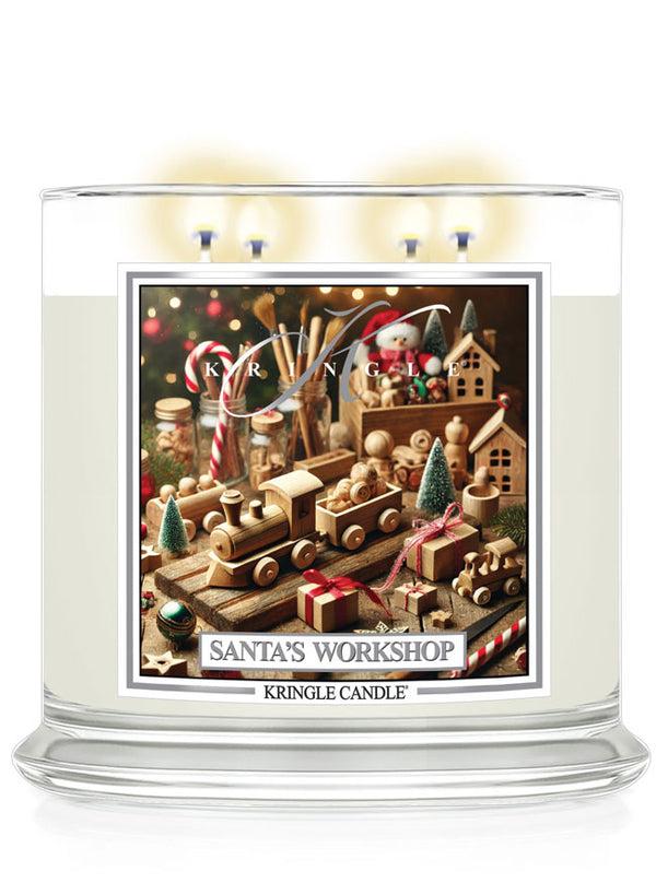 Kringle Candle Santa’s Workshop XL 4-Wick